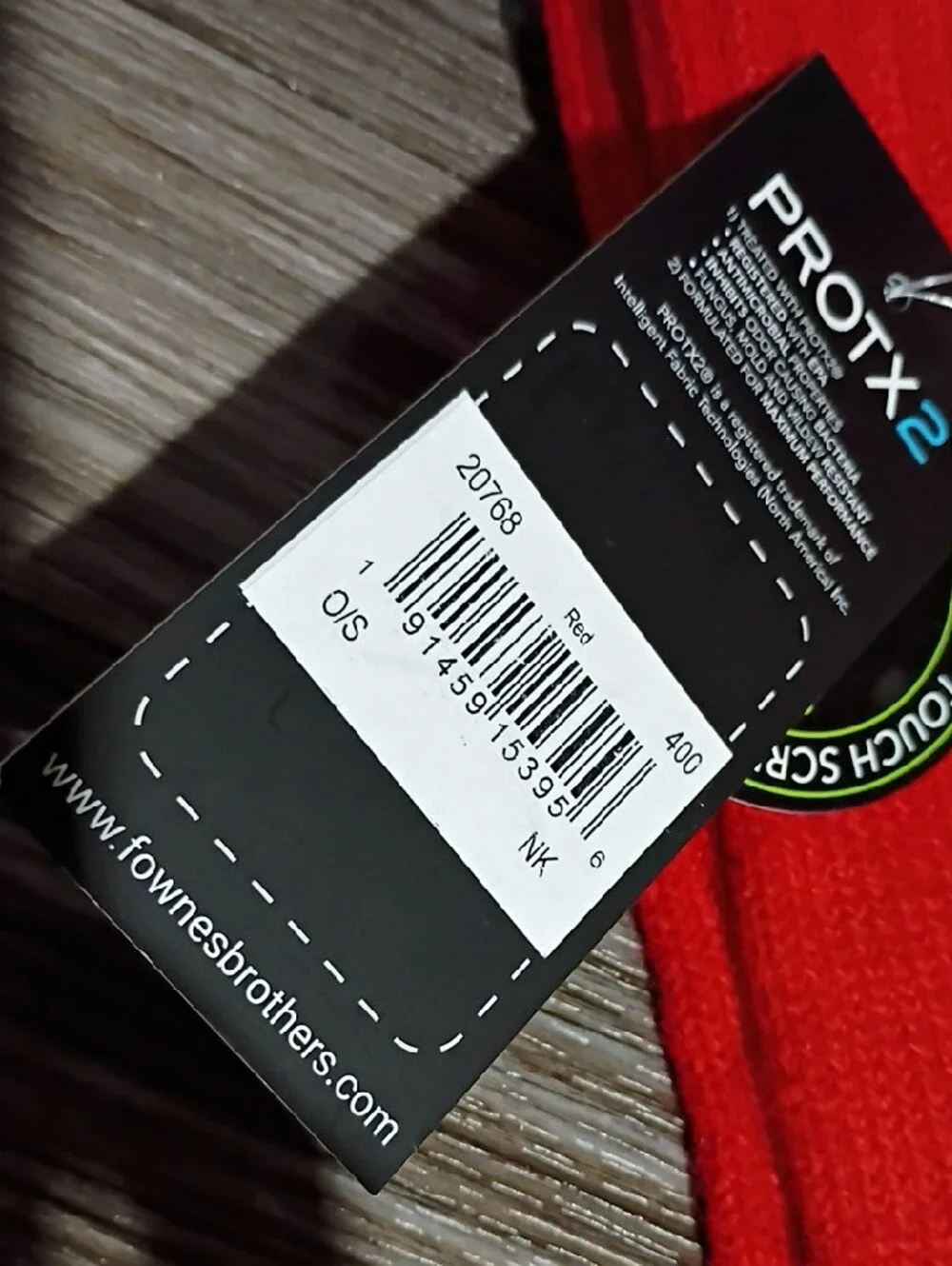 FOWNES Red Antimicrobial Knit Gloves for Women